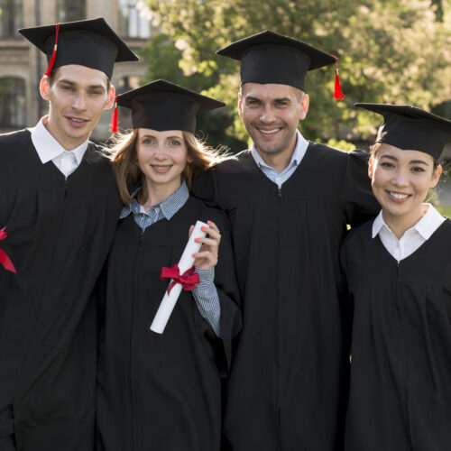 portrait-group-students-celebrating-their-graduation