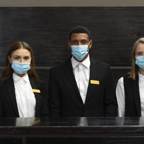 receptionists-elegant-suits-work-hours